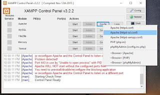 Mengatasi Error Pada XAMPP- COdexList