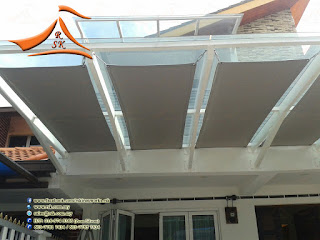 A #tensile #membrane type #shade at #Hartamas #Bungalow #House  For more information you may call / Whatsapp / SMS to 0169749366 (Mr. Prem)