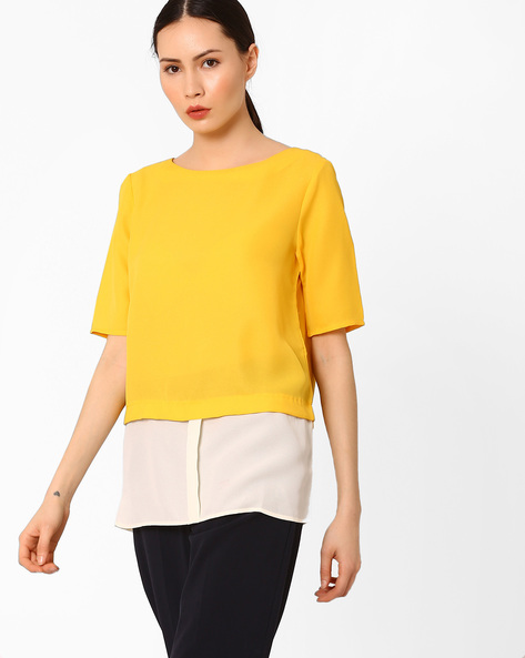 Colourblock Panelled Top! Relationship 