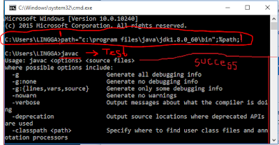gambar setting path java compile javac