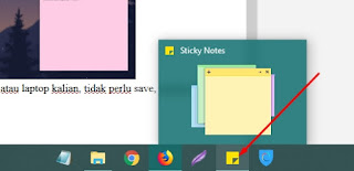 Cara Agar Sticky Notes di Windows 10 Terbuka Otomatis Setelah Booting