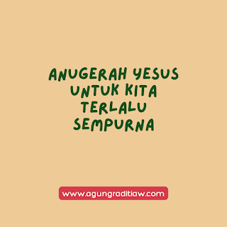 Renungan Lukas 8:28-29 Anugerah Yesus Untuk Kita Terlalu Sempurna