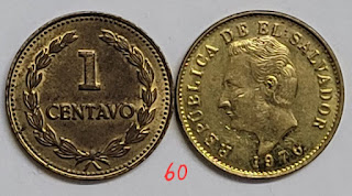 El Salvador 1 Centavo @ 60