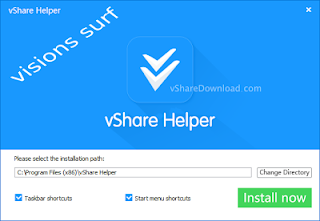 installation de vshare helper