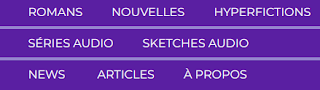 Nouveau menu sur trois lignes