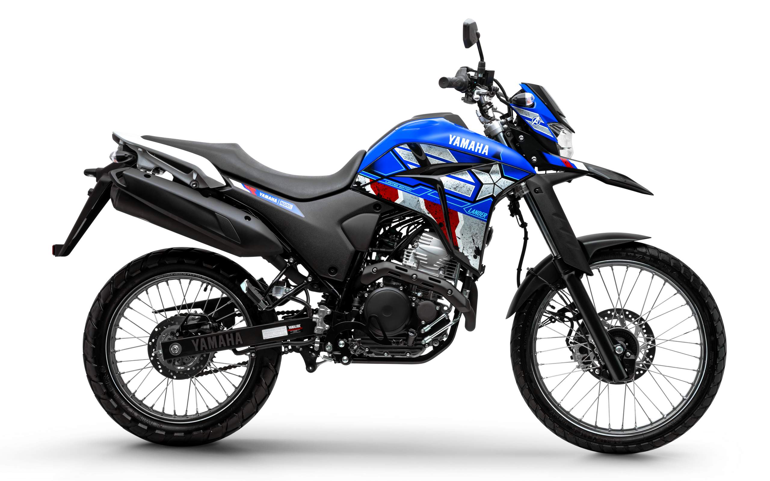 Yamaha Lander 250 ABS 2024 Capitão América preço R 24.590 detalhes