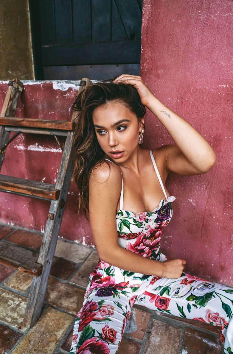 Alexis Ren sexy model topless photo shoot