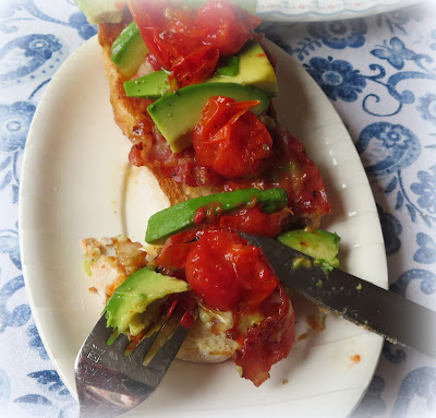 Tomato, Avocado & Pancetta on Toast