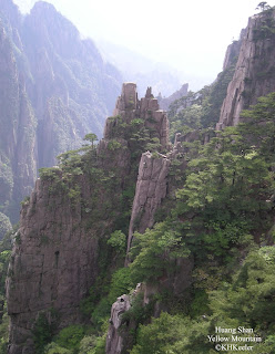 cliffs, Huang Shan