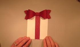 A Gift Bow Card