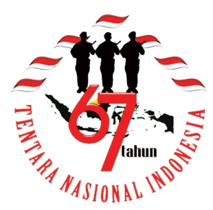 tema dan logo hut tni ke-67