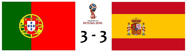 Portugal 3-3 España / Mundial de Rusia 2018 - el troblogdita - ÁlvaroGP