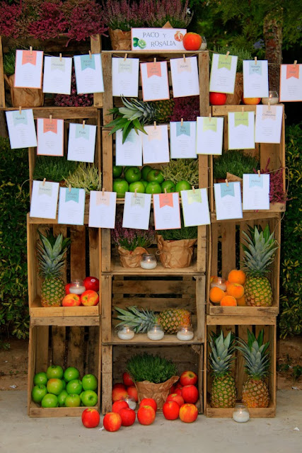 Decoración Boda Valencia Frutas Sitting