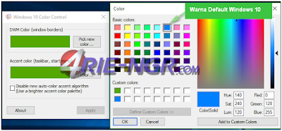 Windows 10 Color Control 1.3 Terbaru