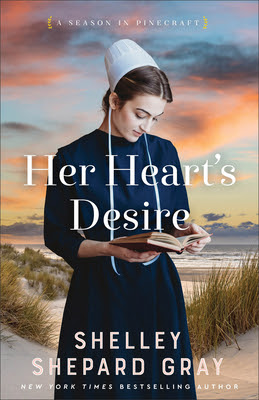 book cover of Amish romance novel Her Heart's Desire by Shelley Shepard Gray