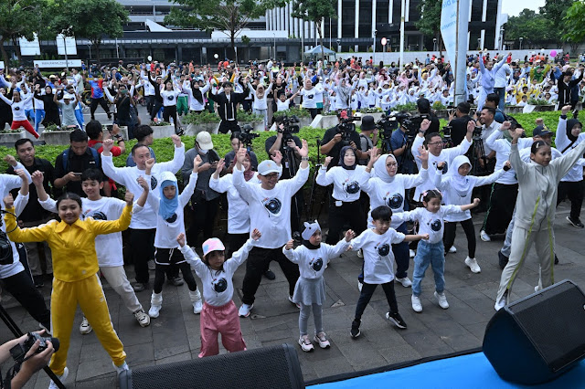 Pagi Ceria Car Free Day di depan Kemendikdasmen