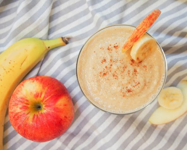 Apple Banana Smoothie #smoothies #drinks