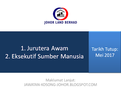 Jawatan Kosong Di Johor Land Berhad