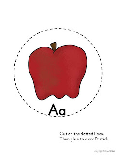 a is for apple printable