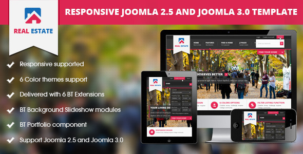 BT Real Estate - Responsive Joomla Template - Business Corporate