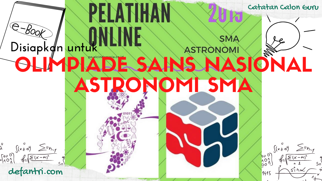 Download Soal Latihan dan Pembahasan KSN atau OSN Astronomi Tingkat Kabupaten/Provinsi