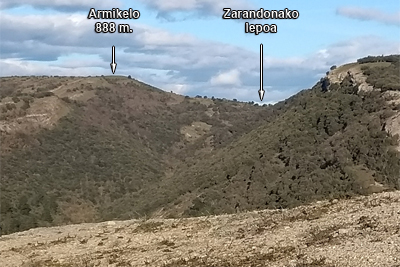 Armikelo visto desde la cima de Amaritu