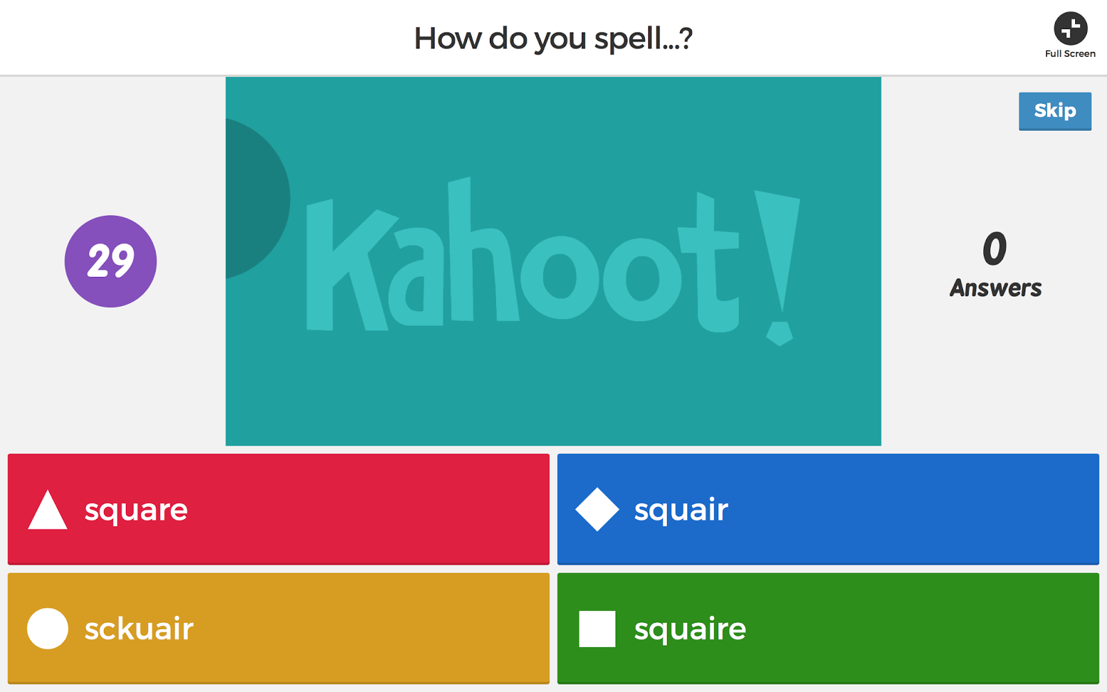 Going Strong in 2nd Grade: Kahoot! for Spelling
