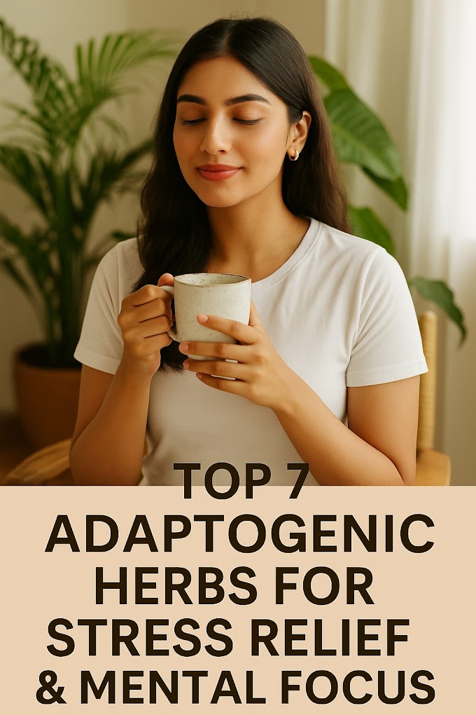 🌿 Top 7 Adaptogenic Herbs for Stress Relief & Mental Focus