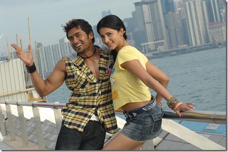 suriya shruti hassan 7am arivu movie stills1
