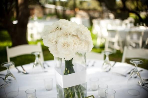 Carnations Wedding Centerpiece