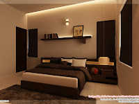 simple bedroom interior design kerala