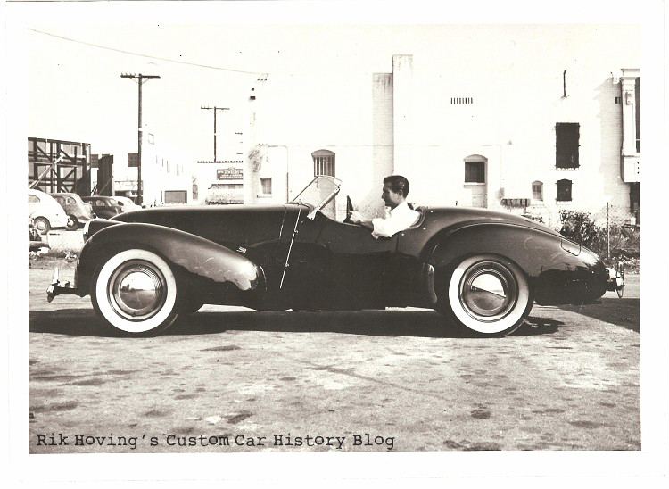 this great looking roadster which used fender parts of a 1939 Chevy