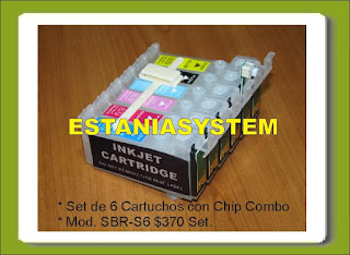 Cartuchos con Chip Combo Set 6