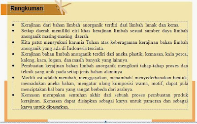  apa  saja  teknik dalam modifikasi kerajinan  limbah anorganik