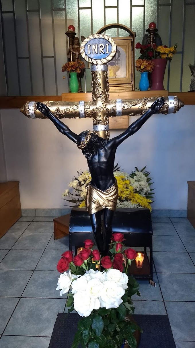 Parroquia Santa Cecilia en Mixco, con fé por el Señor de Esquipulas