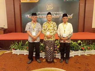 Pengurus Wilayah Wakaf, Infak, Zakat, dan Shodaqoh Pesantren (PW Wizstren) Wilayah Lampung mengikuti Rapat Koordinasi Nasional (Rakornas) ke I Wizstren Indonesia