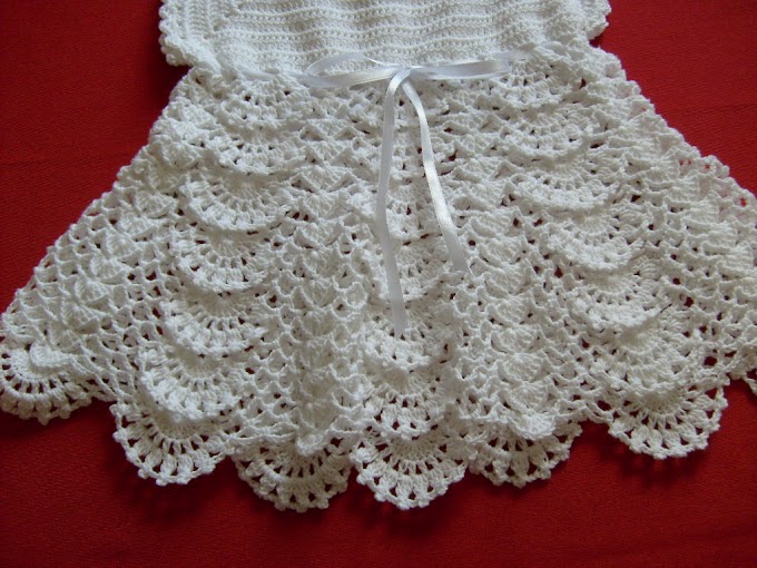Vestido Crochet Bebe 3 Meses / Venta Vestido Crochet Para Bebe 0 3 Meses En Stock
