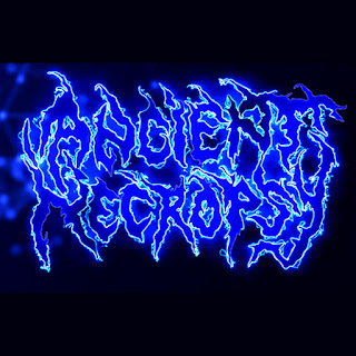 MusicGroup: Ancient-Necropsy; Genre: Metal, Death-Metal, Brutal-Death-Metal; Country: Colombia; image: Logo, Lightning, rayos;