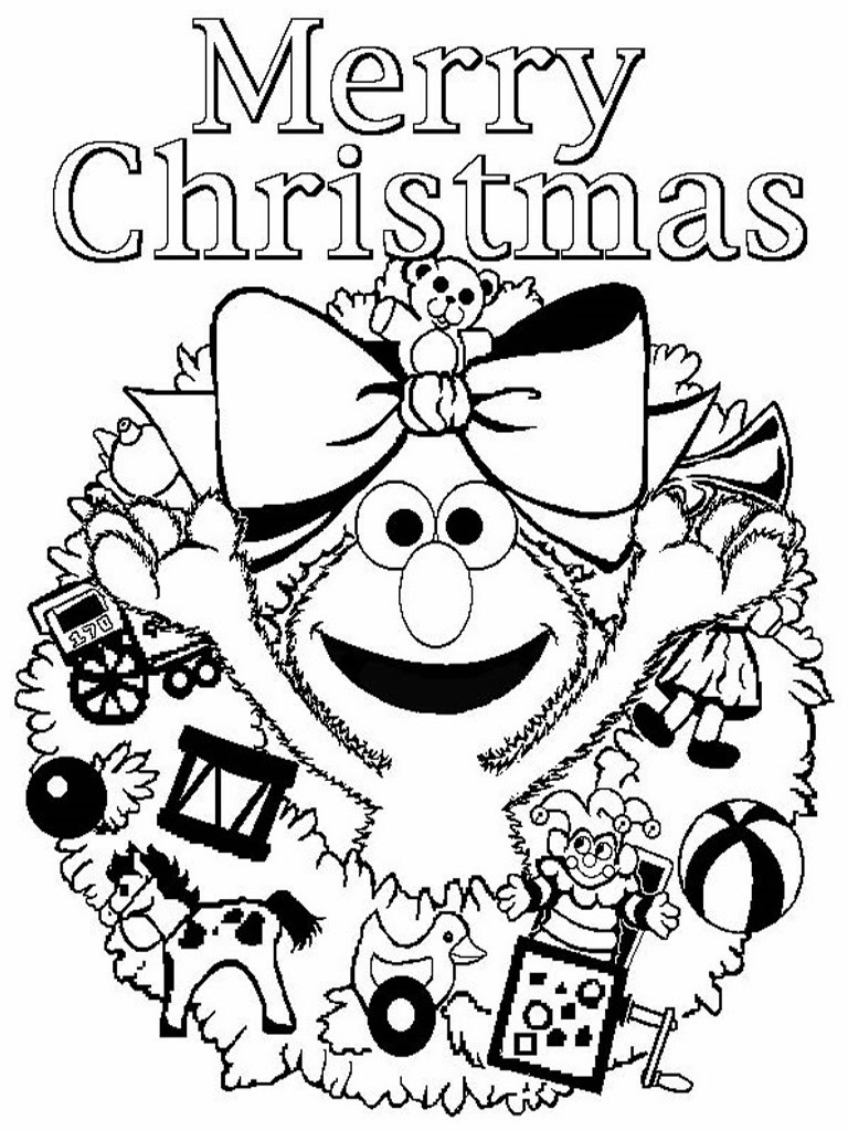Download Elmo Christmas Printable Coloring Pages - Free Printable Kids Coloring Pages