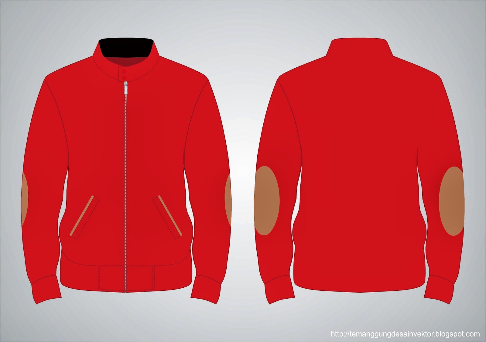 Desain Jaket  Merah Terbaru 2014 Temanggung Desain Vektor 