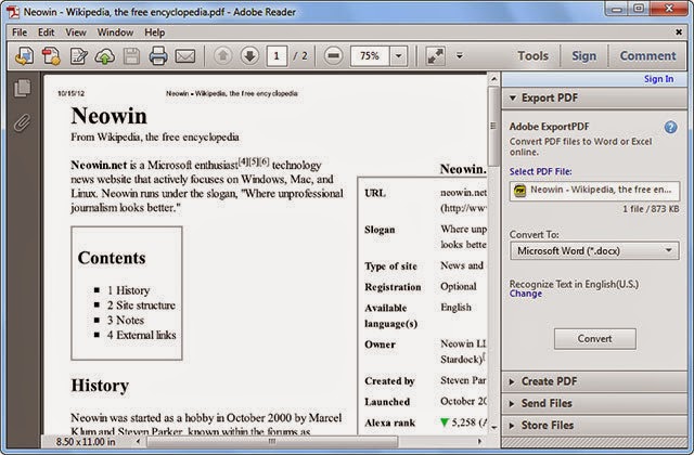 Adobe Reader 11.0.10 Final Terbaru - RumahApp