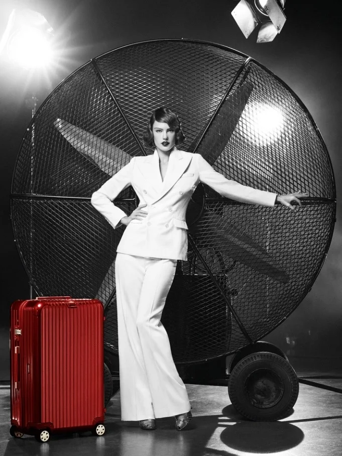 Alessandra Ambrosio is retro chic for the Rimowa Luggage Summer Lookbook 2015