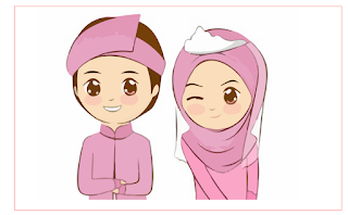 kartun muslim untuk undangan