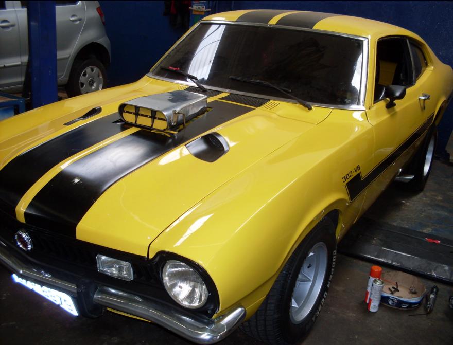 Maverick V8 302 um lig timo muscle car Um belo exemplar da velha guarda 