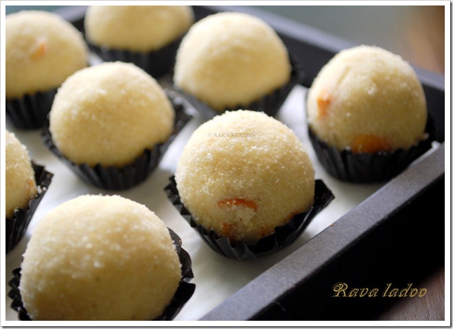 Rava ladoo recipe
