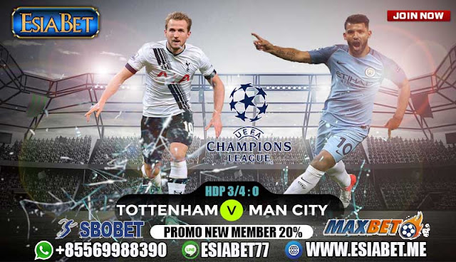 Prediksi Bola Tottenham Hotspur vs Manchester City 10 April 2019