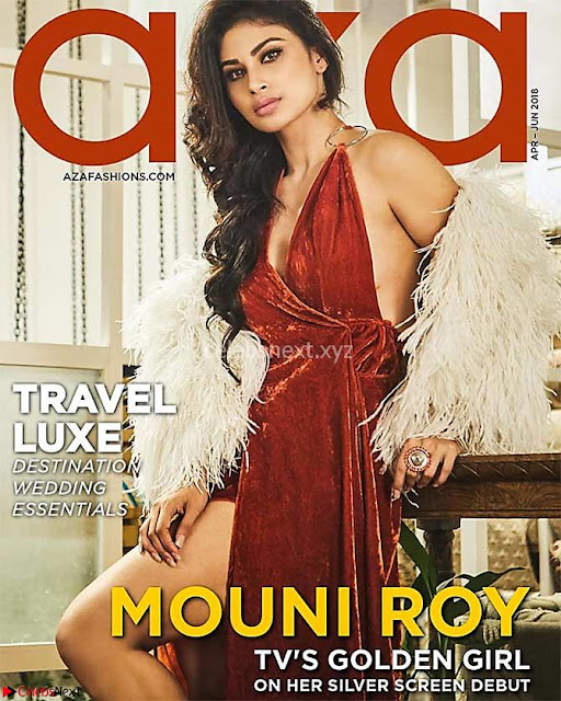 Mouni Roy Beautiful Smaching Pics on the Aza fashions magazine cover ~  Exclusive 002.jpg