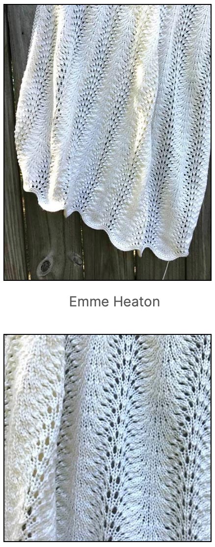 Folly Waves Baby Blanket by Emme Heaton