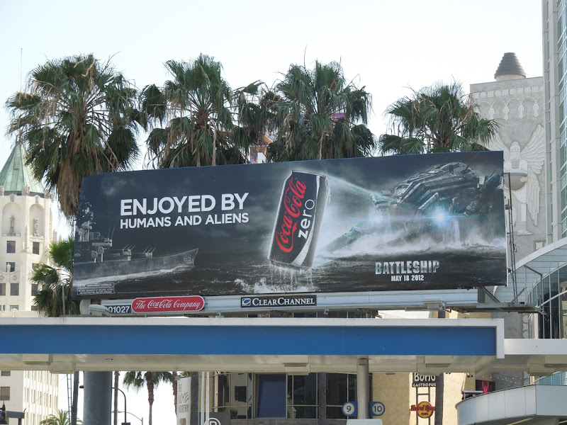 Coke Zero Battleship billboard