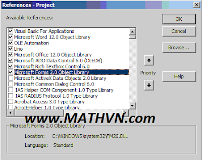 lino-7.0, phan mem tron de trac nghiem tren word